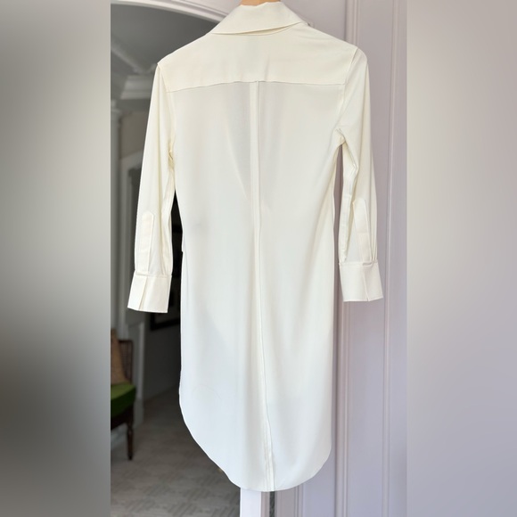 Norma Kamali white long slit shirt. Size S. Very good condition - Picture 3 of 3